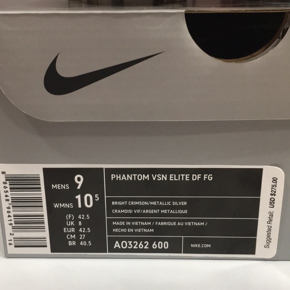 Nike Men’s Phantom Vision Elite DF FG Cleats! - Picture 4 of 8